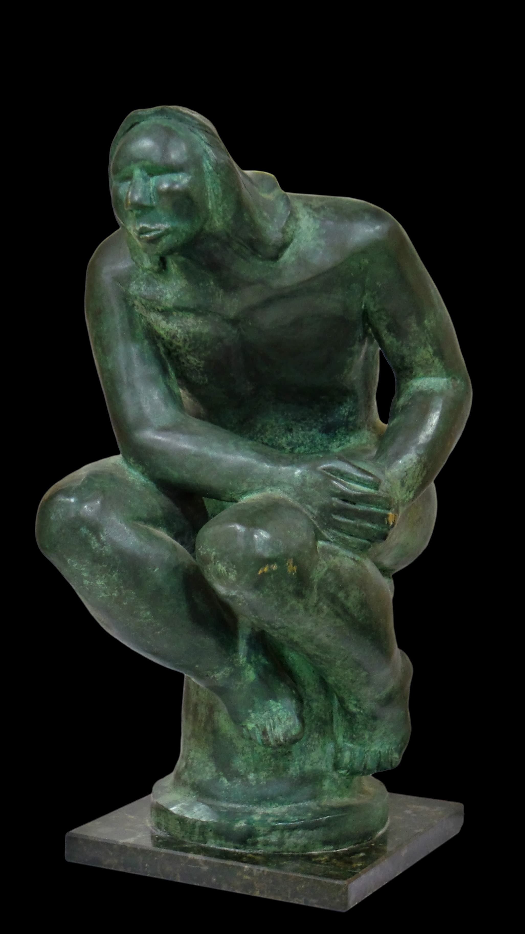 Escultura em bronze e cobre nº 12 — obra de Emicles Nogueira Nobre, escultor em Brasília (DF)