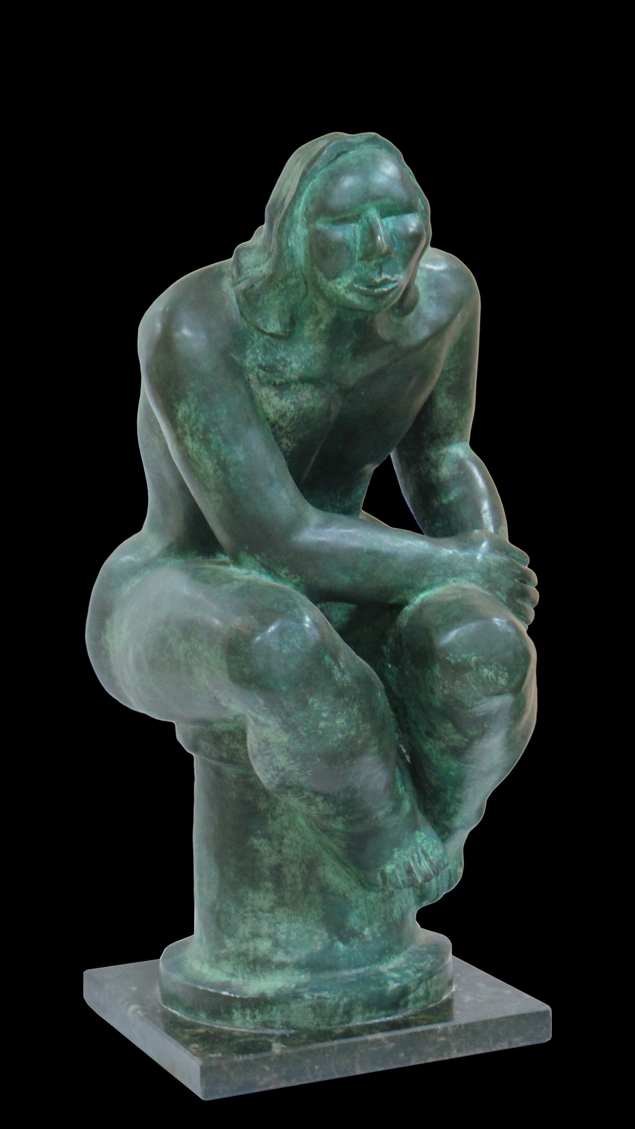 Escultura em bronze e cobre nº 15 — obra de Emicles Nogueira Nobre, escultor em Brasília (DF)