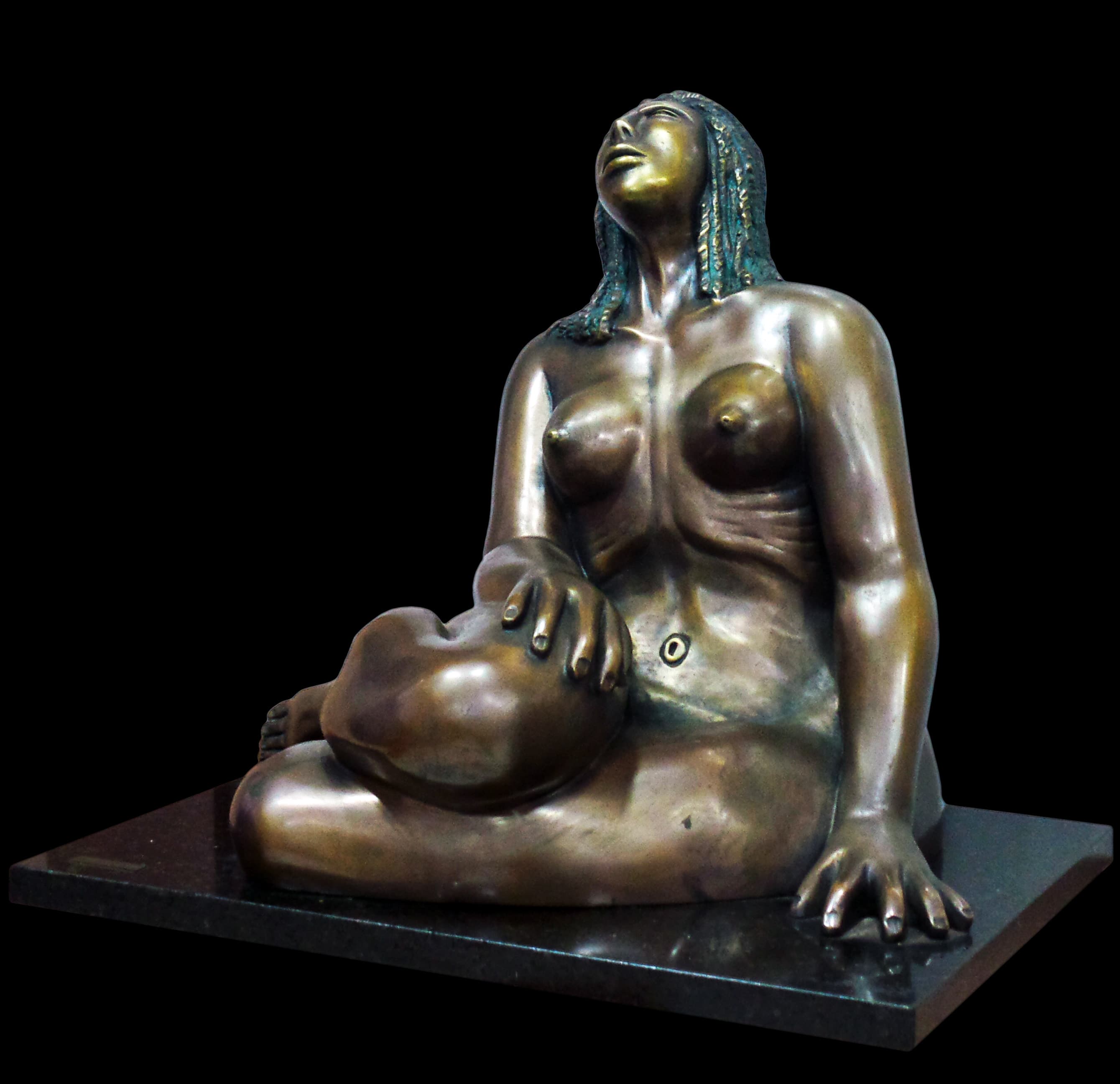 Escultura em bronze e cobre nº 4 — obra de Emicles Nogueira Nobre, escultor em Brasília (DF)