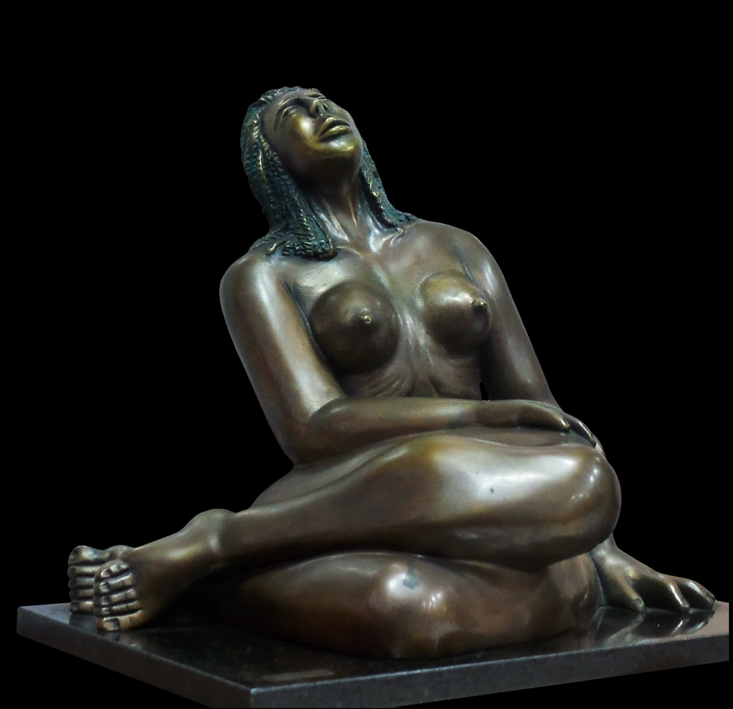 Escultura em bronze e cobre nº 5 — obra de Emicles Nogueira Nobre, escultor em Brasília (DF)