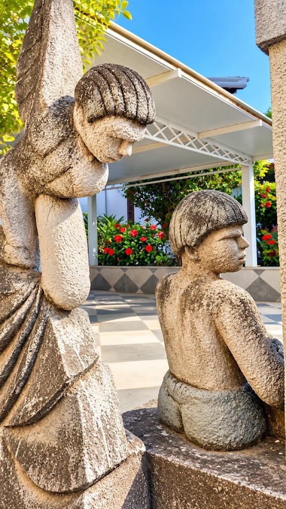 Escultura em concreto nº 20 — obra de Emicles Nogueira Nobre, escultor em Brasília (DF)