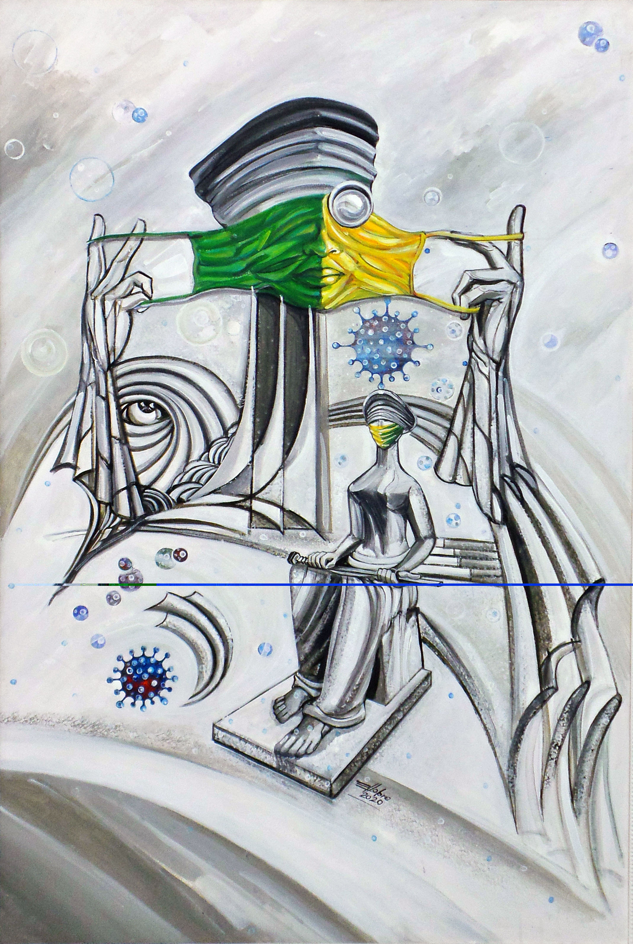 Desenho nº 16 — obra de Emicles Nogueira Nobre, artista plástico em Brasília (DF)
