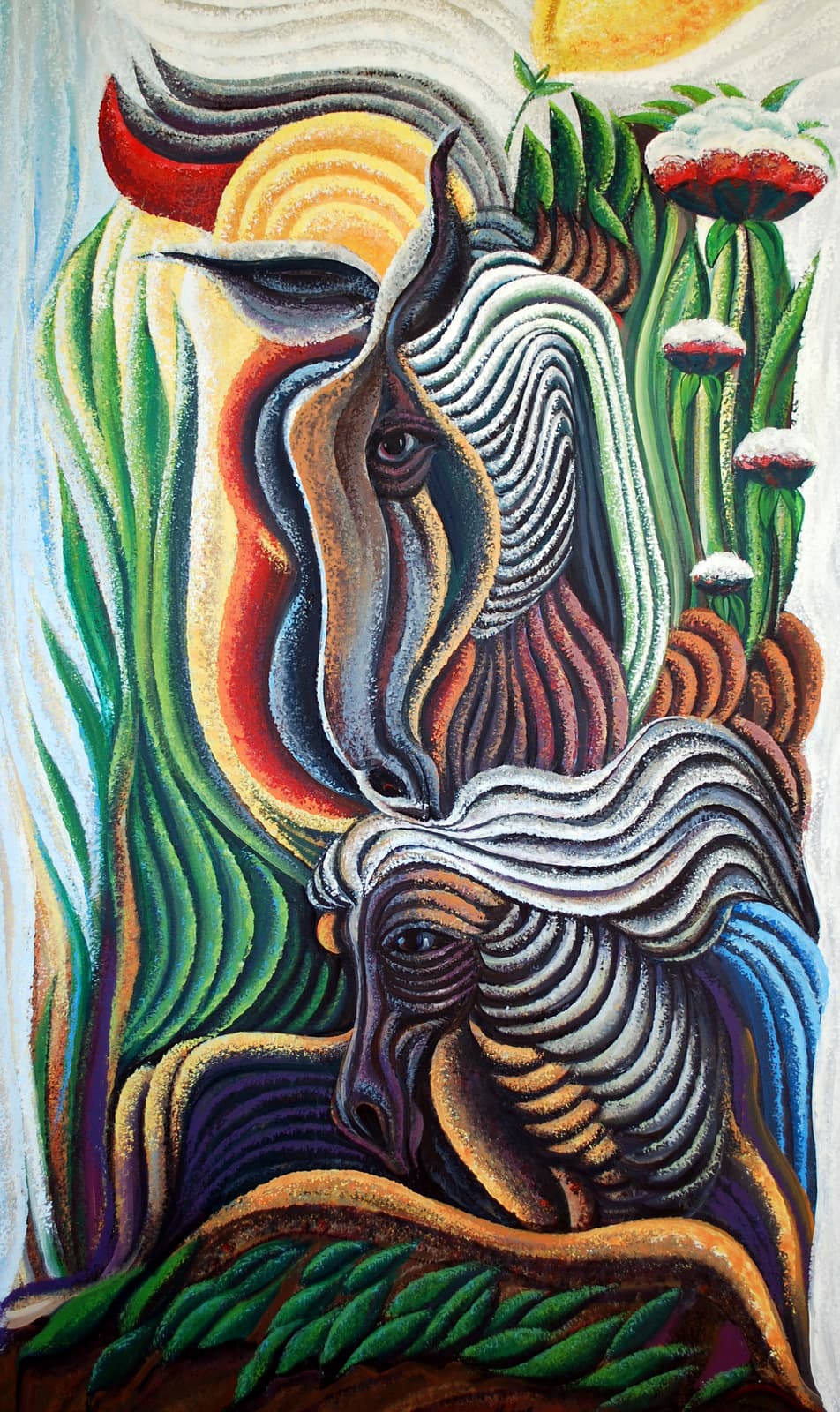 Pintura nº 22 — obra de Emicles Nogueira Nobre, artista plástico em Brasília (DF)