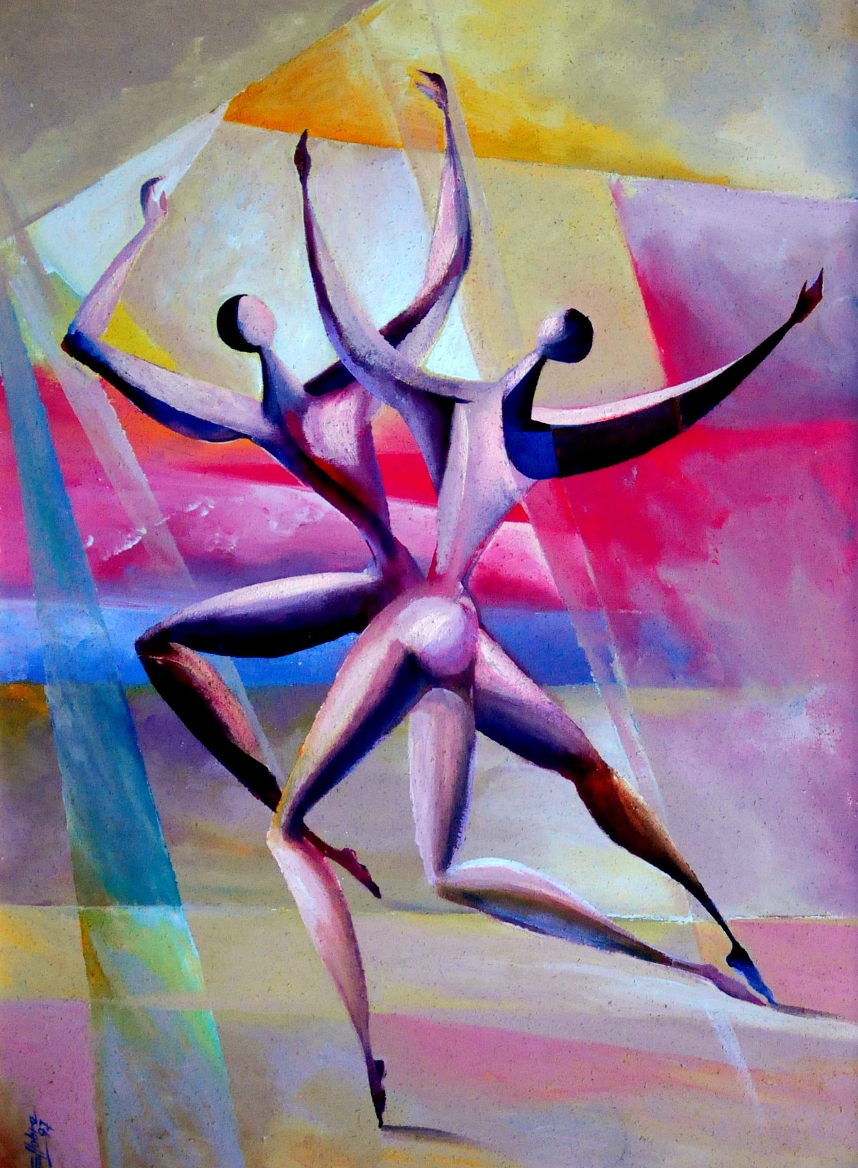 Pintura nº 28 — obra de Emicles Nogueira Nobre, artista plástico em Brasília (DF)