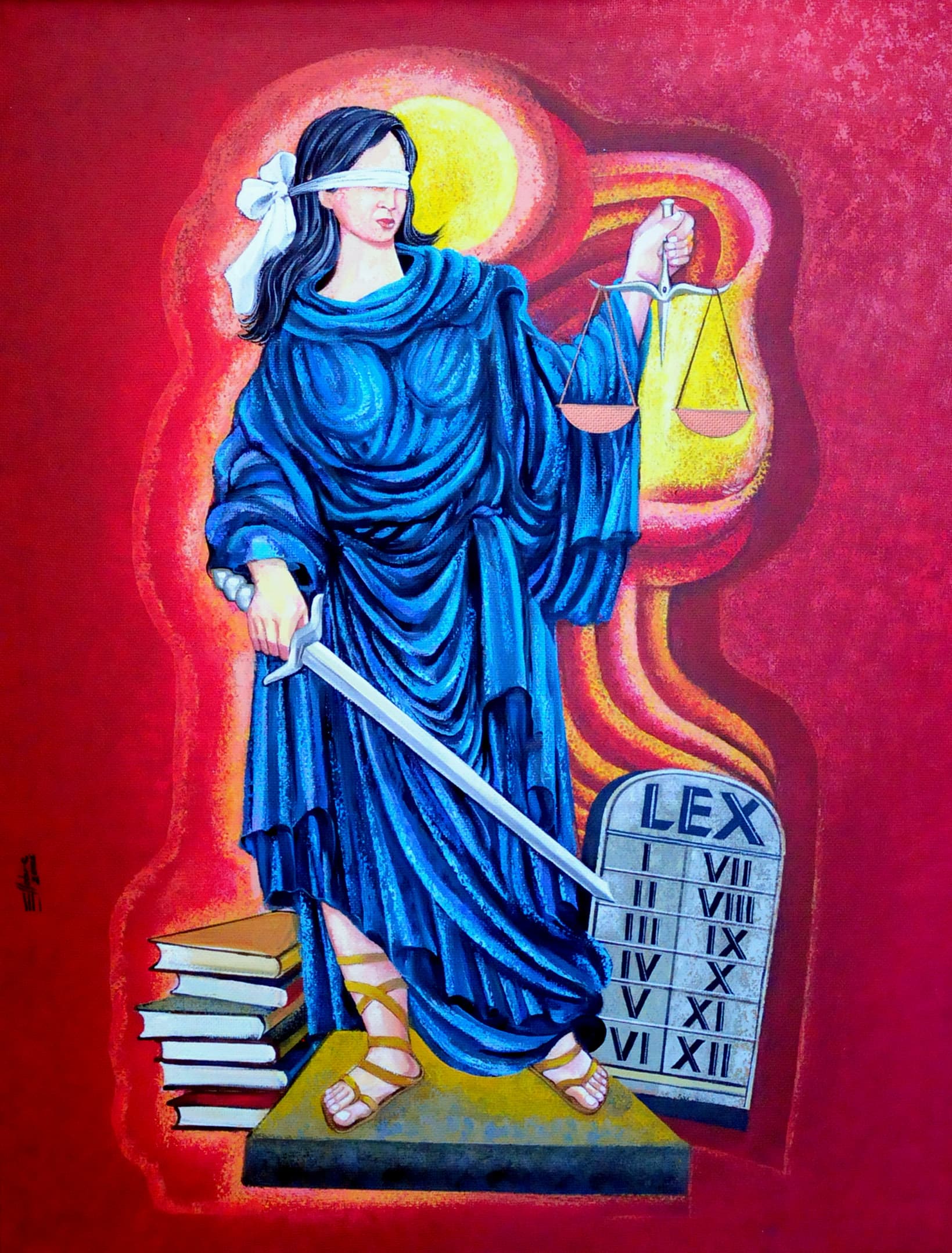 Pintura nº 3 — obra de Emicles Nogueira Nobre, artista plástico em Brasília (DF)