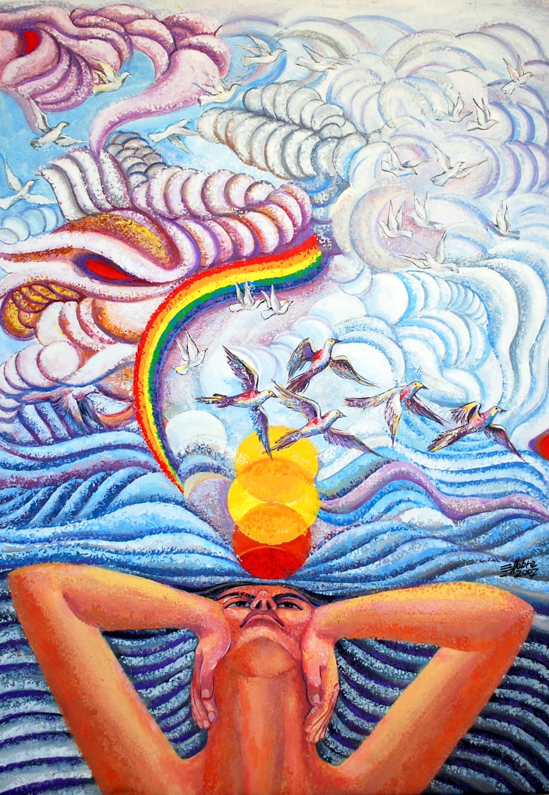 Pintura nº 30 — obra de Emicles Nogueira Nobre, artista plástico em Brasília (DF)