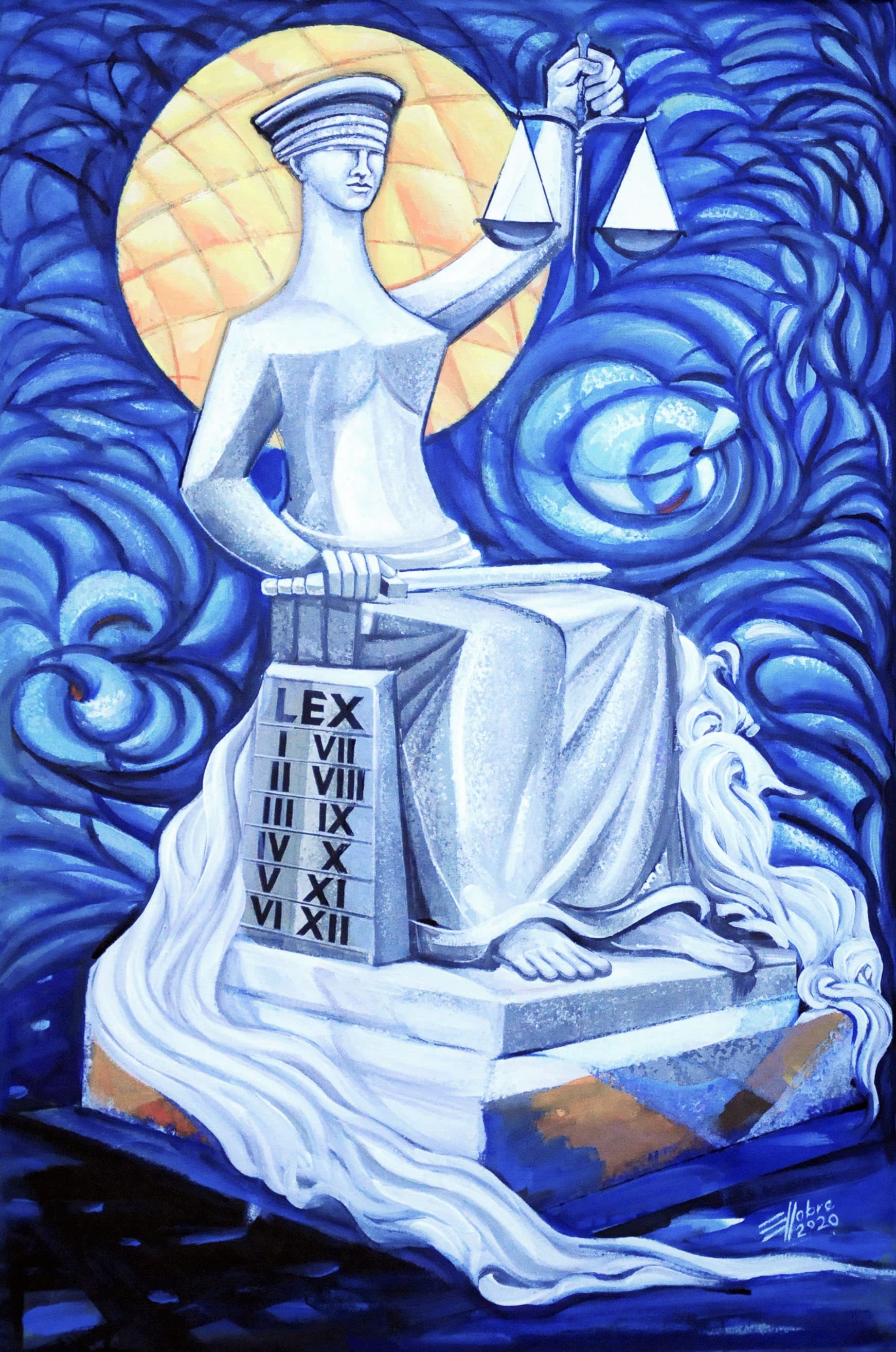 Pintura nº 4 — obra de Emicles Nogueira Nobre, artista plástico em Brasília (DF)