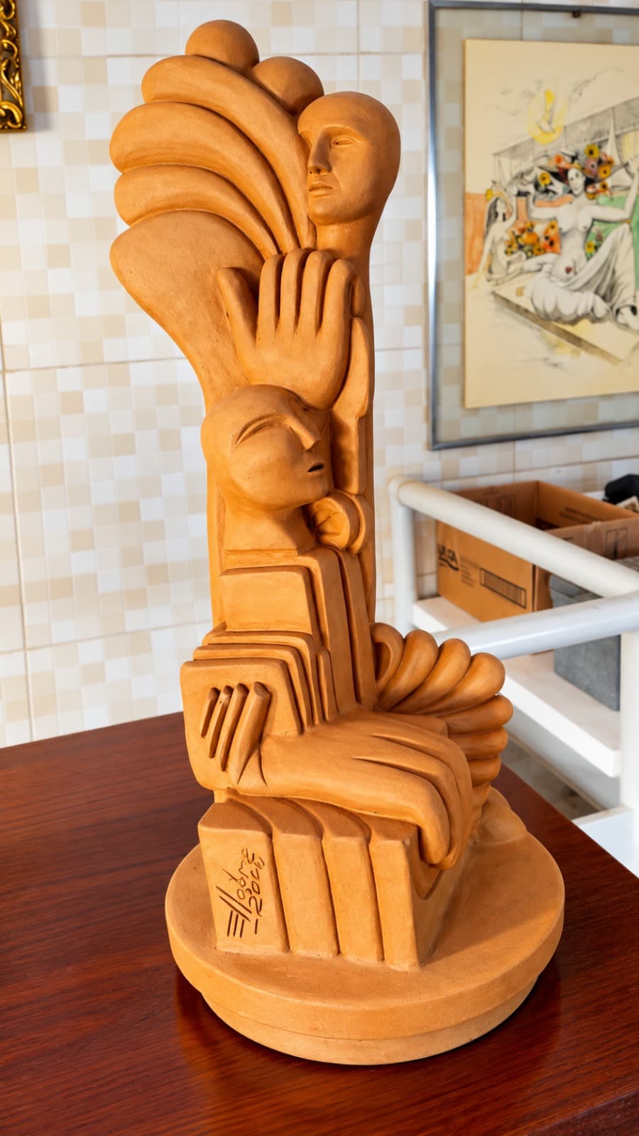 Escultura nº 19 — obra de Emicles Nogueira Nobre, escultor em Brasília (DF)
