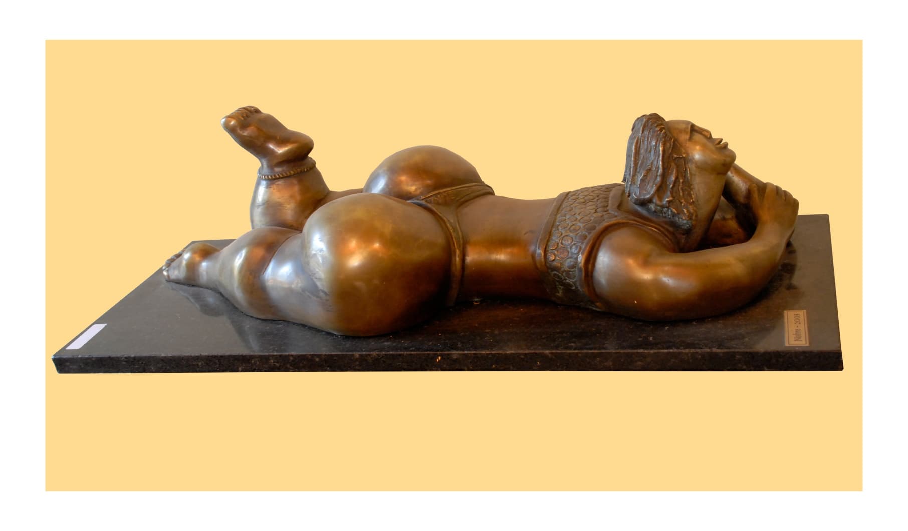 Escultura em bronze e cobre nº 11 — obra de Emicles Nogueira Nobre, escultor em Brasília (DF)