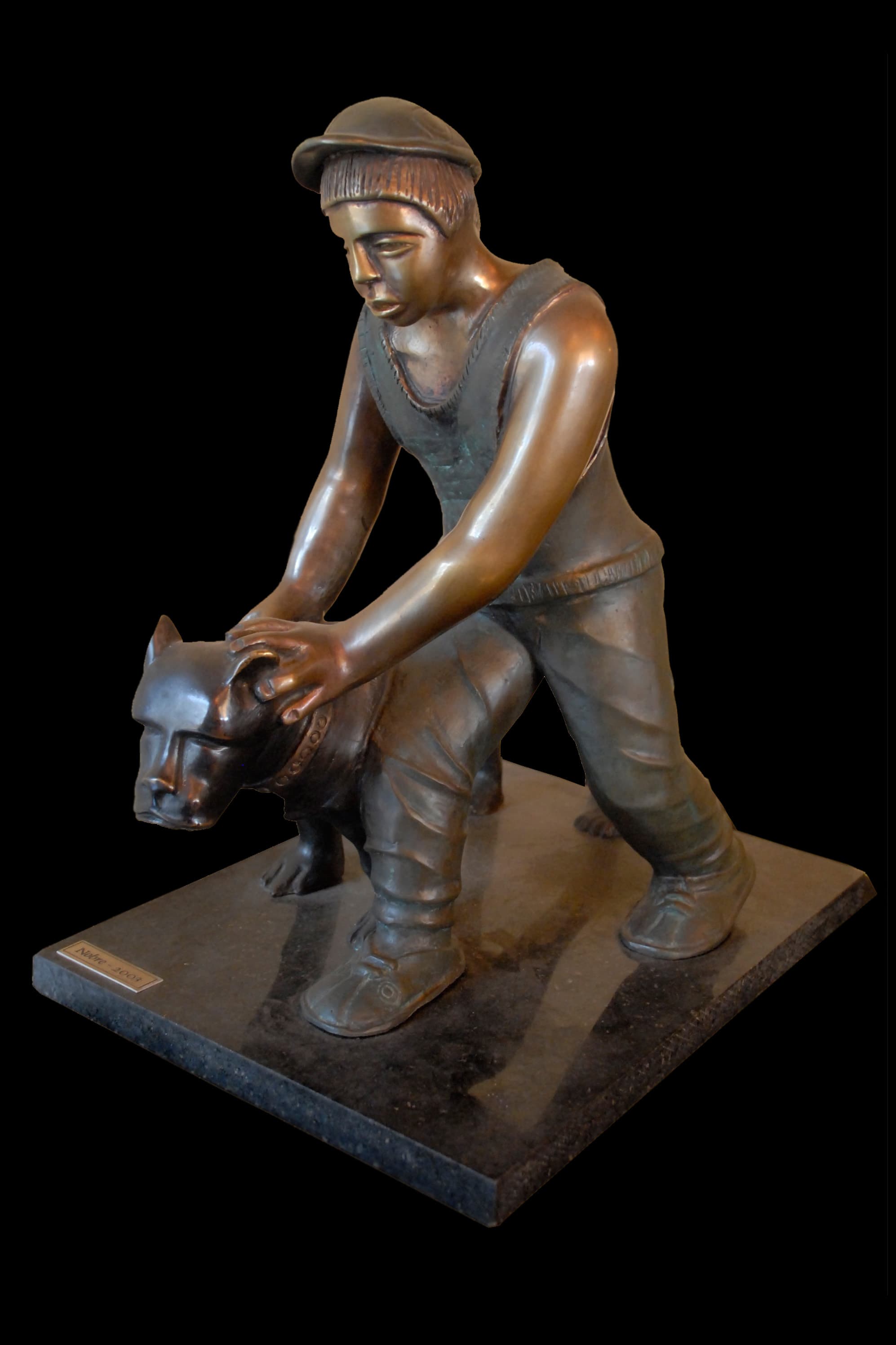Escultura em bronze e cobre nº 18 — obra de Emicles Nogueira Nobre, escultor em Brasília (DF)