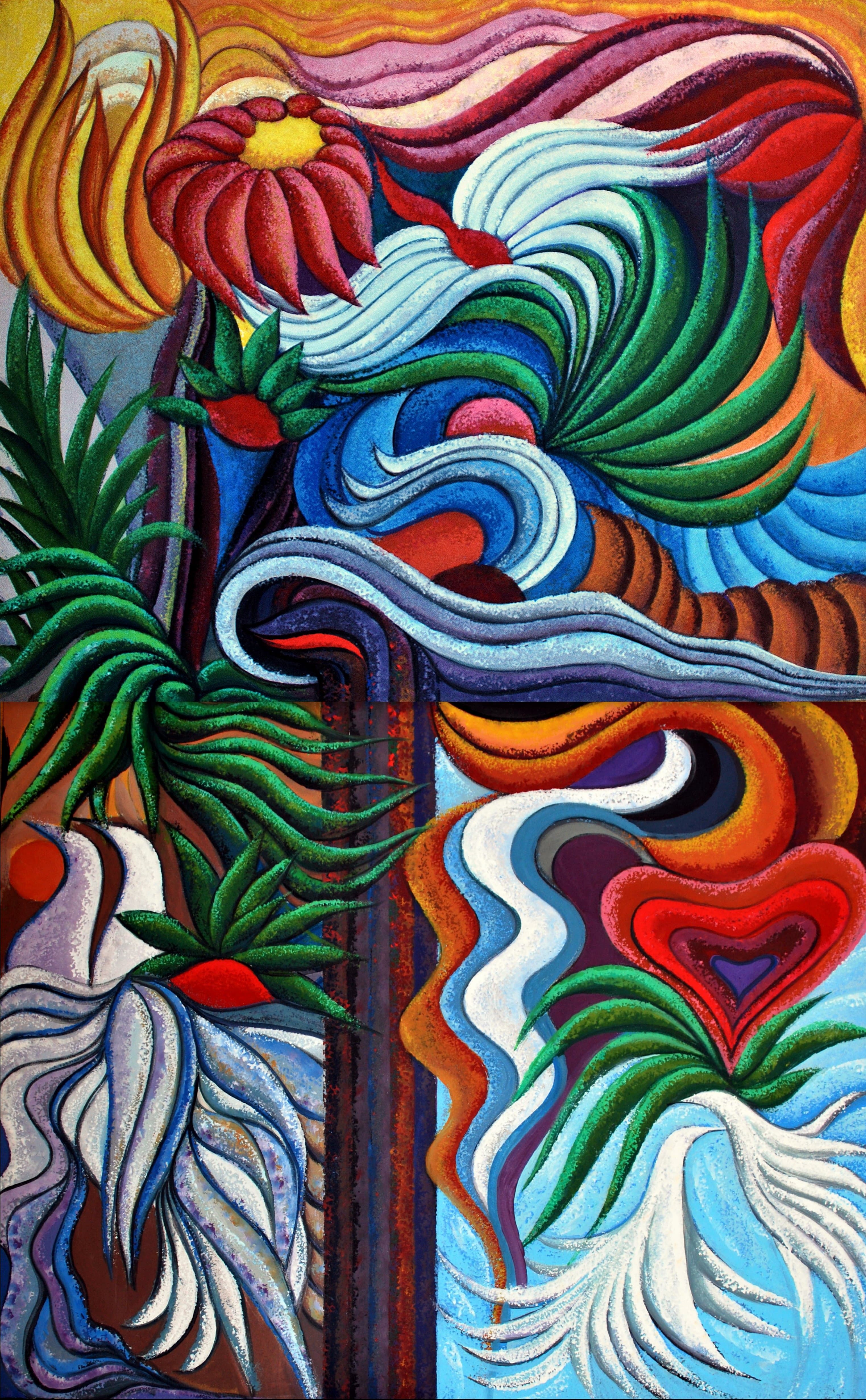 Pintura nº 16 — obra de Emicles Nogueira Nobre, artista plástico em Brasília (DF)