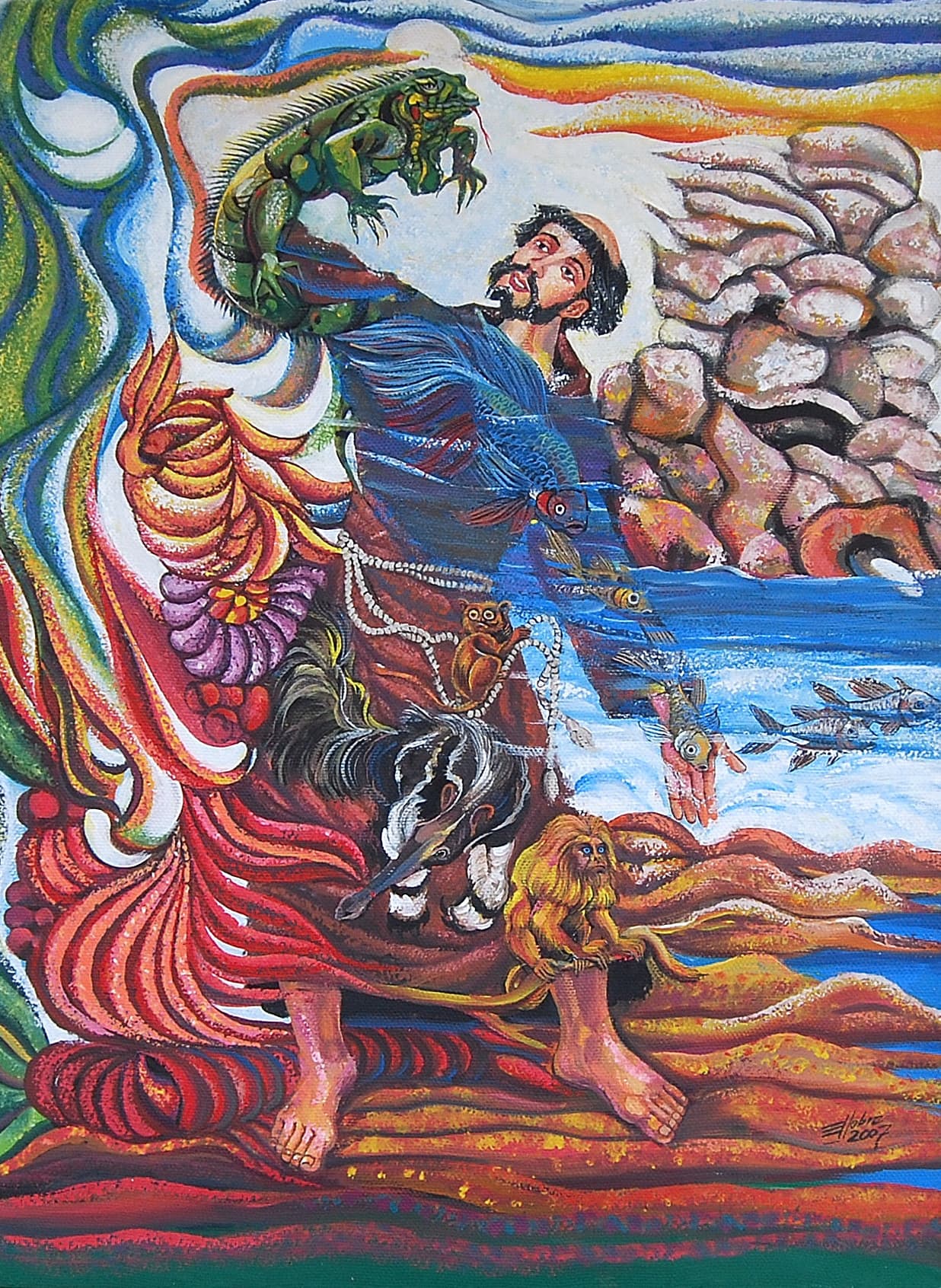 Pintura nº 31 — obra de Emicles Nogueira Nobre, artista plástico em Brasília (DF)
