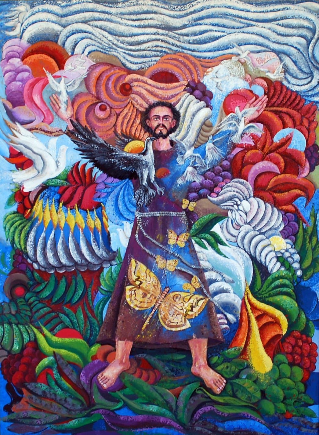 Pintura nº 32 — obra de Emicles Nogueira Nobre, artista plástico em Brasília (DF)