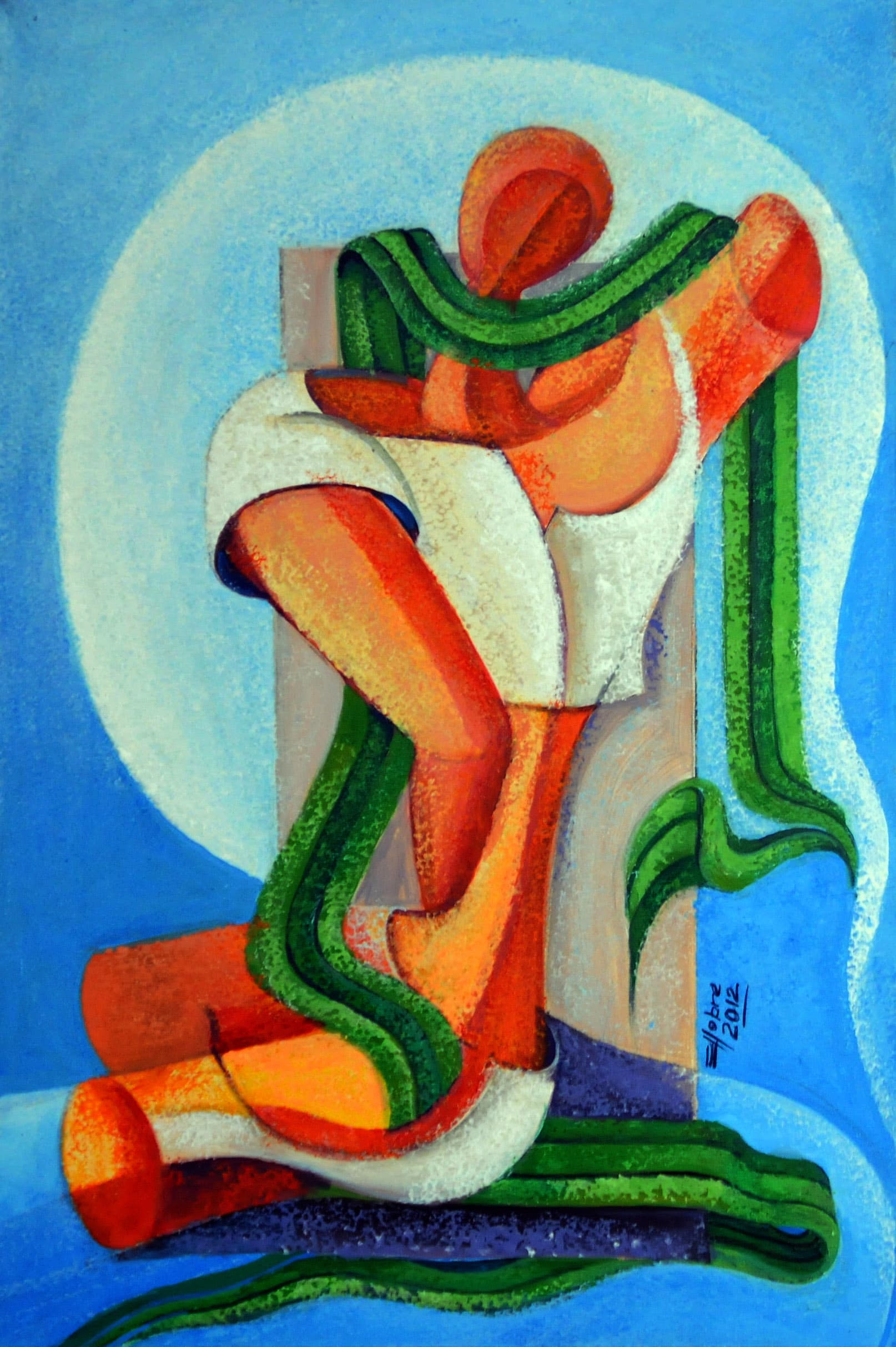 Pintura nº 41 — obra de Emicles Nogueira Nobre, artista plástico em Brasília (DF)