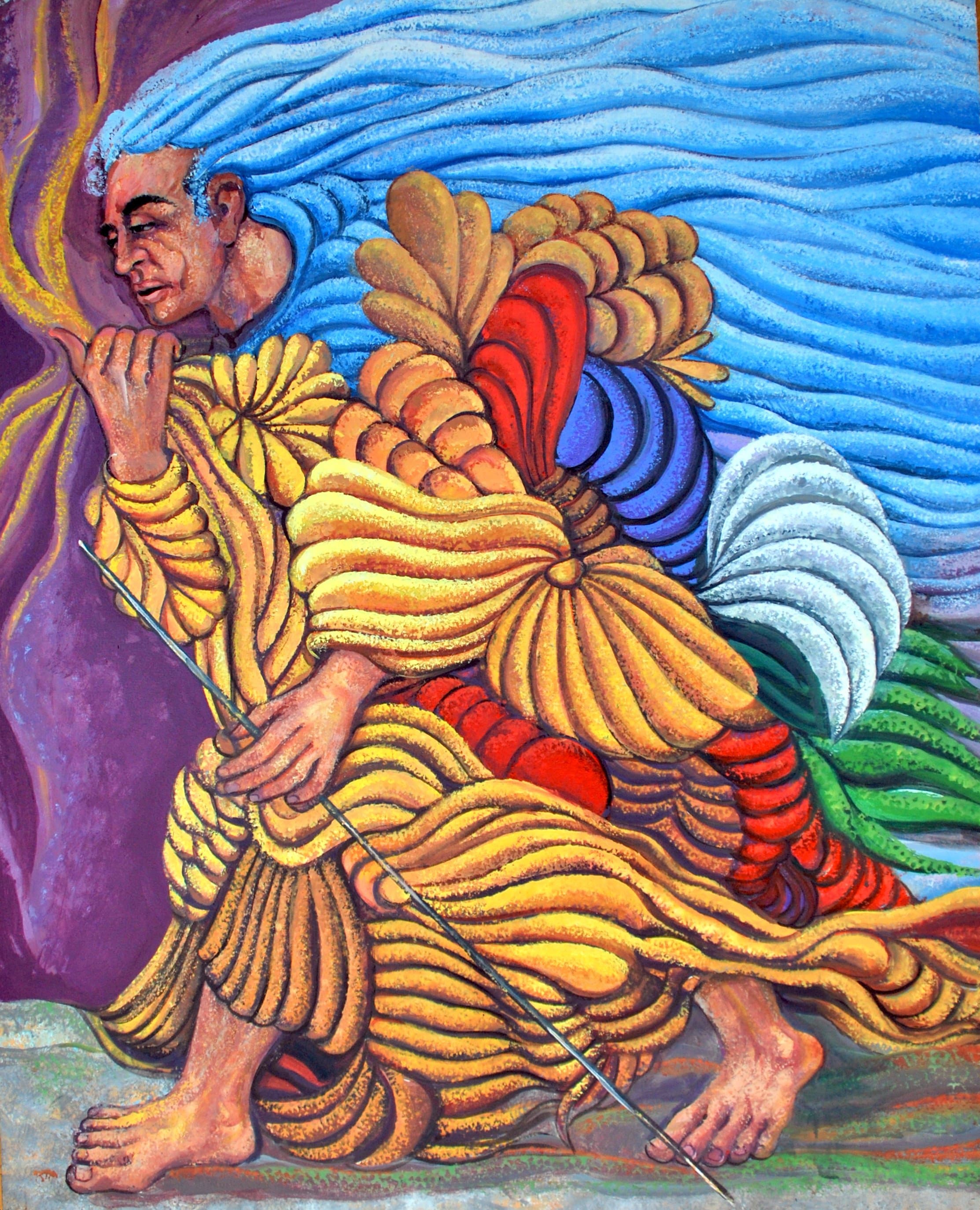 Pintura nº 43 — obra de Emicles Nogueira Nobre, artista plástico em Brasília (DF)