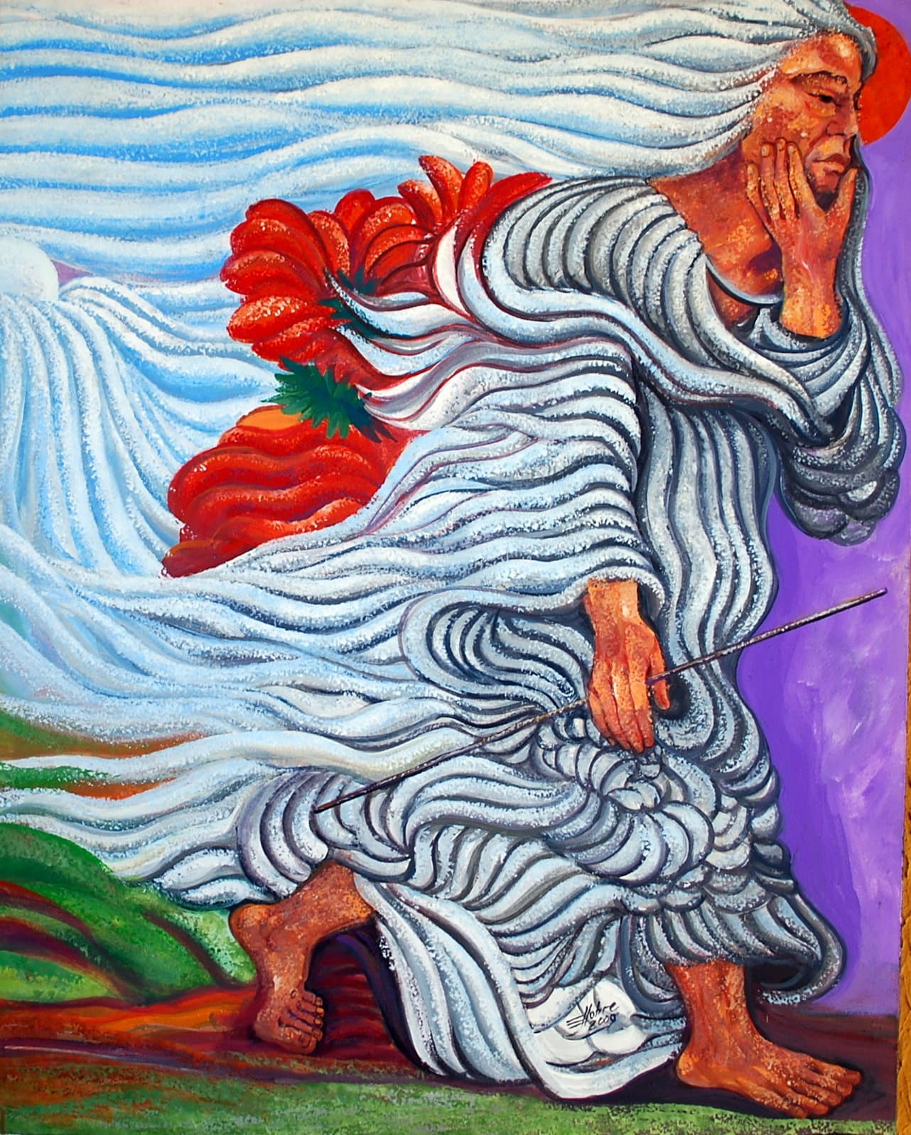 Pintura nº 44 — obra de Emicles Nogueira Nobre, artista plástico em Brasília (DF)
