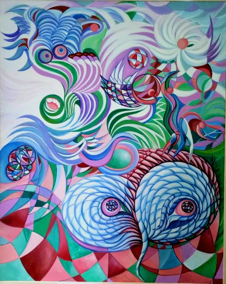 Pintura nº 51 — obra de Emicles Nogueira Nobre, artista plástico em Brasília (DF)