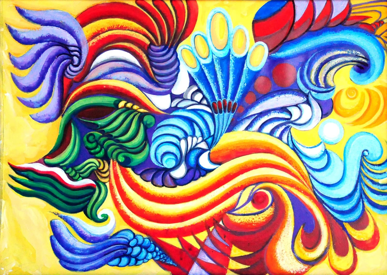 Pintura nº 63 — obra de Emicles Nogueira Nobre, artista plástico em Brasília (DF)